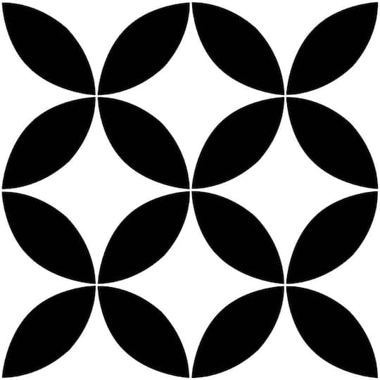 FloorPops Starlight Peel & Stick Floor Tiles in Black/White | 12" x 12" | Michaels®